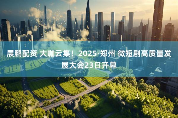 展鹏配资 大咖云集！2025·郑州 微短剧高质量发展大会23日开幕