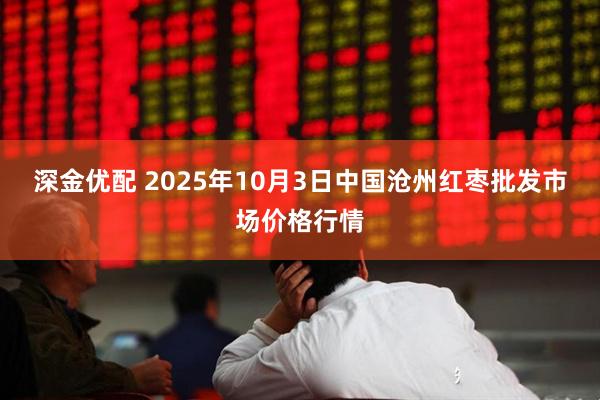 深金优配 2025年10月3日中国沧州红枣批发市场价格行情